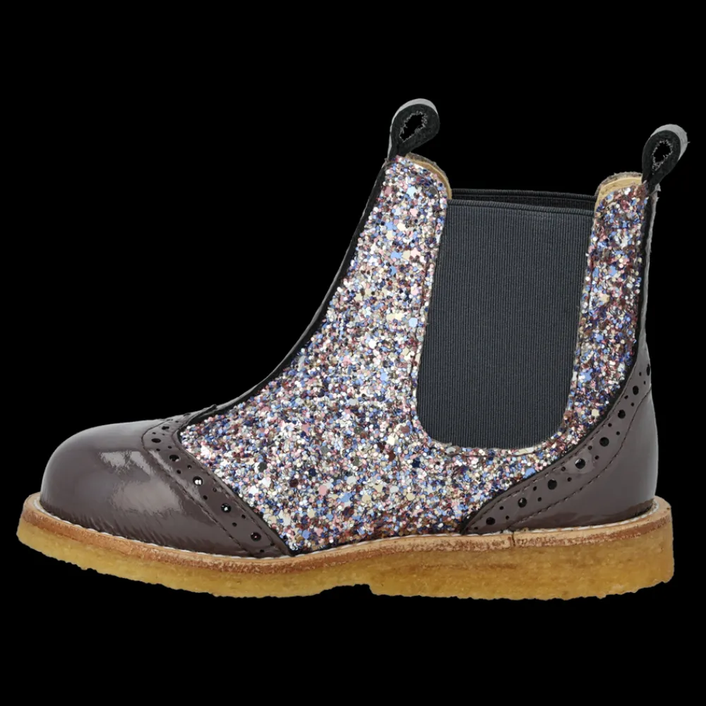 Clearance 6320-102 Chelsea Glitter Støvler, , 29 Børn Støvler