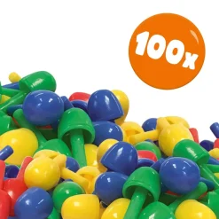 Clearance 100 Dele Stiftmosaik Børn Kreativ Leg