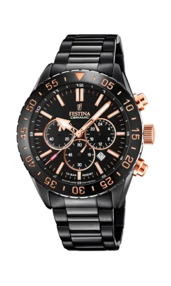 Festina 20577 Herreur, /Rosegold, 44 mm- Ure
