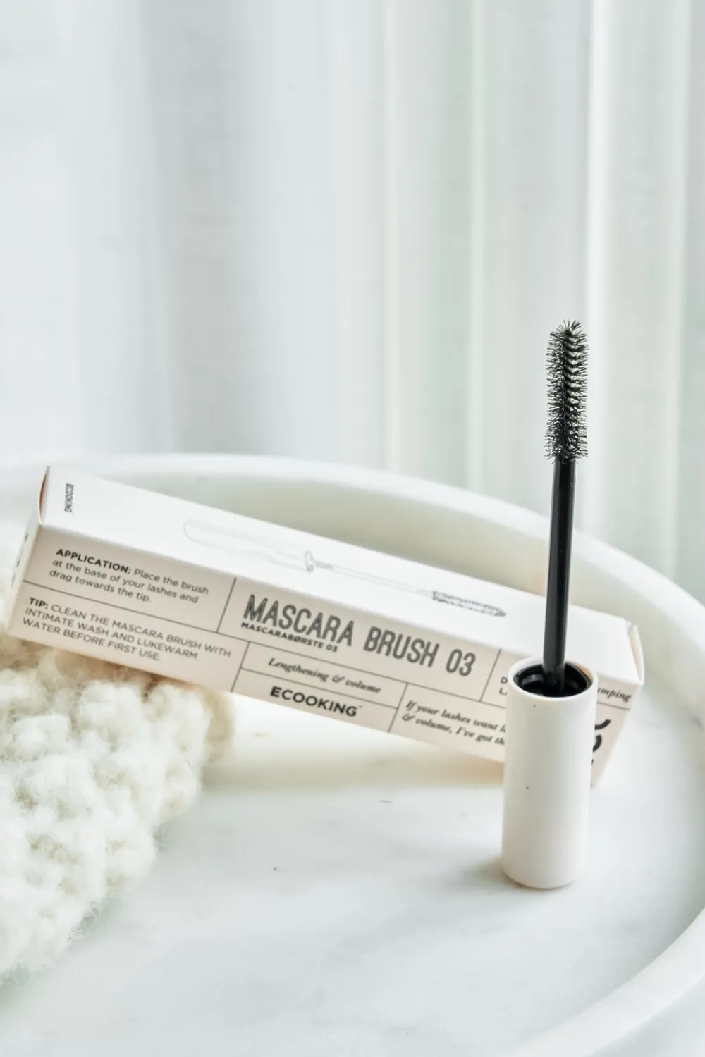 Ecooking 03 Length & Volume Mascara Brush- Makeupbørster