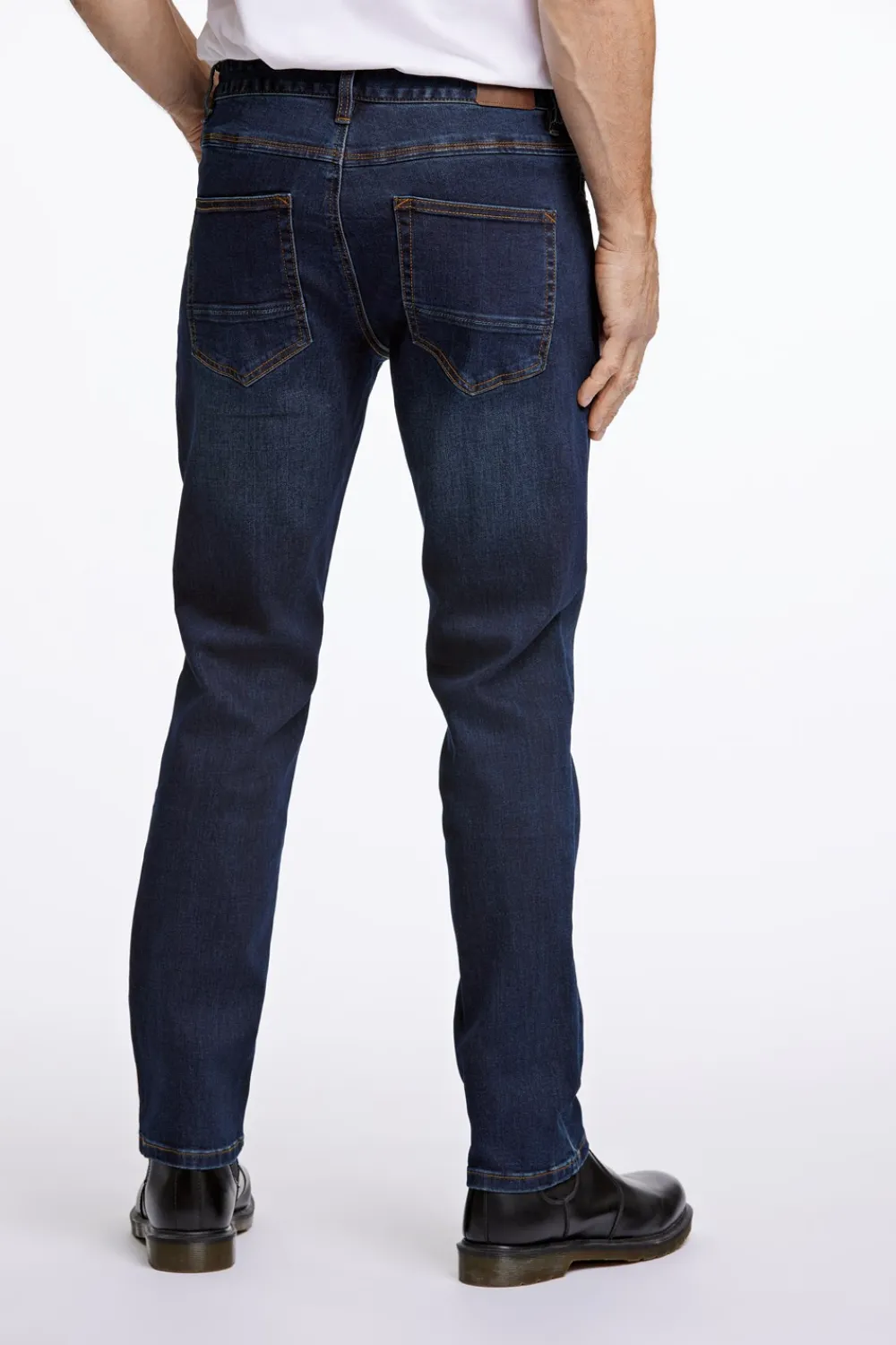 Bison 5 Pocket Stay Cool Tapered Jeans, , W34/L36- Jeans