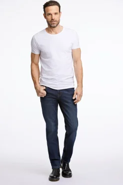 Bison 5 Pocket Stay Cool Tapered Jeans, , W34/L36- Jeans