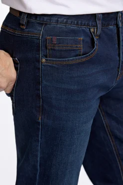 Bison 5 Pocket Stay Cool Tapered Jeans, , W34/L36- Jeans