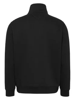 Tommy Jeans 1/4 Zip Mock Neck Fleece Sweatshirt, , M- Sweatshirts & Trøjer