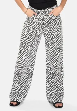 Online Adanna Zebra Jeans, , 42 Dame Jeans
