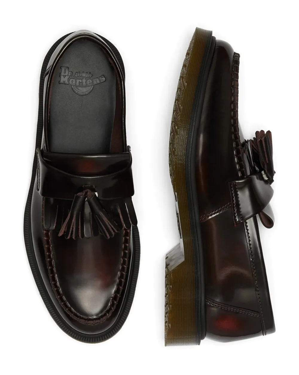 Dr. Martens Adrian Arcadia Lether Tassel Loafers, , 42-Dame Loafers|Sko