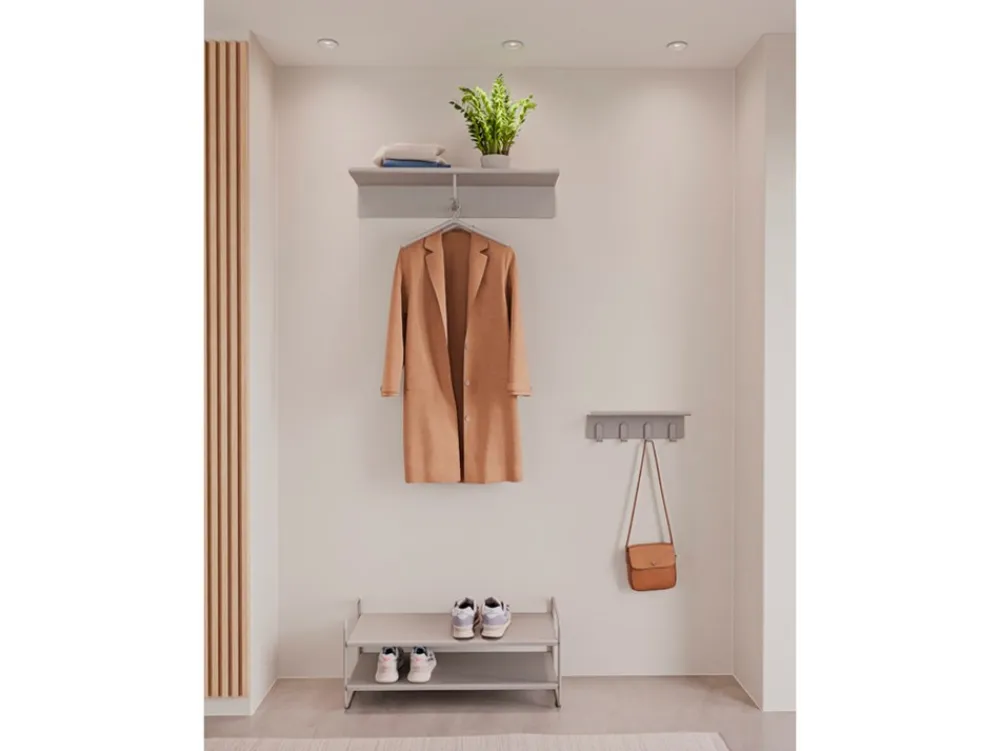 Clearance A-Hallway Shelf Knagerække, Bøjler & Knager