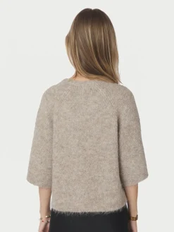 Discount Amaya Fluffy Knit Cardigan, , 36 Dame Strik & Sweatshirts|Cardigans