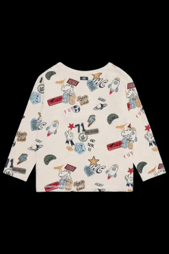 Hust & Claire Anton Badges Bluse, , 116 cm-Børn Bluser