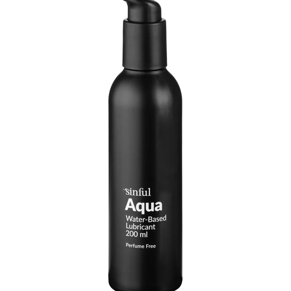 Sinful Aqua Vandbaseret Glidecreme, 200 ml- Glidecreme & Kondomer