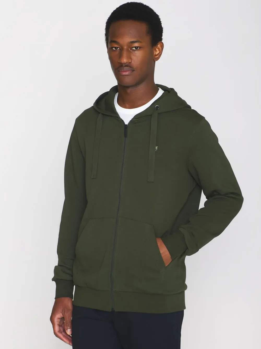Knowledge Cotton Apparel Ask Zip Hættetrøje, , M- Sweatshirts & Trøjer