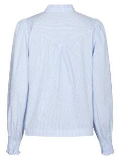 Outlet Astrida Stripe Stone Bluse, , 40 Dame Bluser & Skjorter