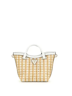 Atalia Raffia Mini Håndtaske, Dame Håndtasker