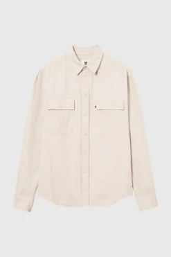 Wood Wood Axl Herringbone Skjorte, , XL- Skjorter