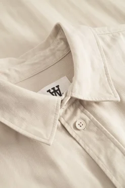 Wood Wood Axl Herringbone Skjorte, , XL- Skjorter