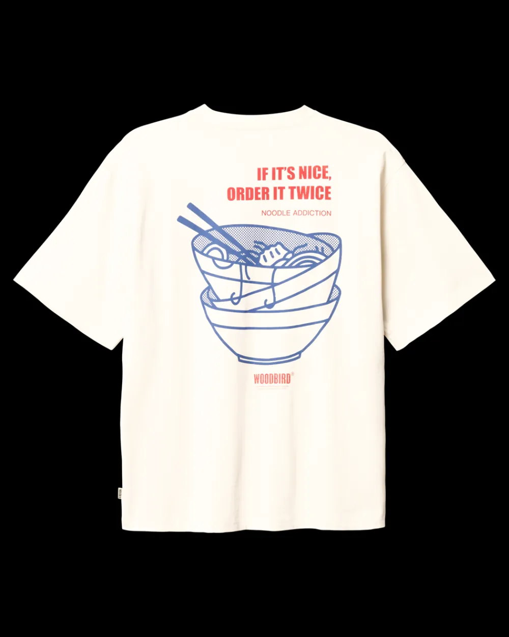 Woodbird Baine Noodle T-Shirt, , M- T-Shirts & Poloer