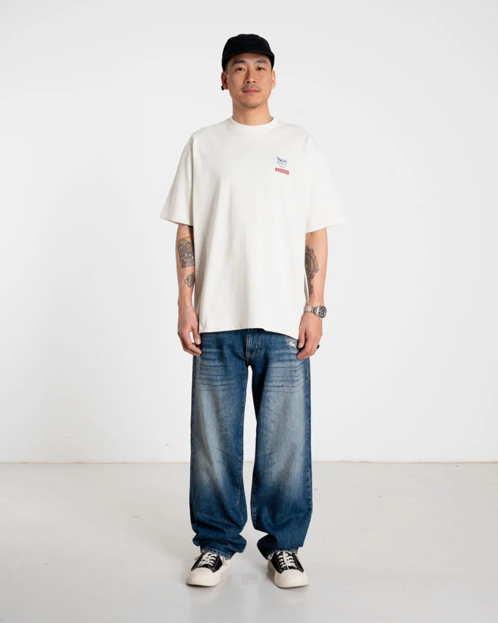 Woodbird Baine Noodle T-Shirt, , M- T-Shirts & Poloer