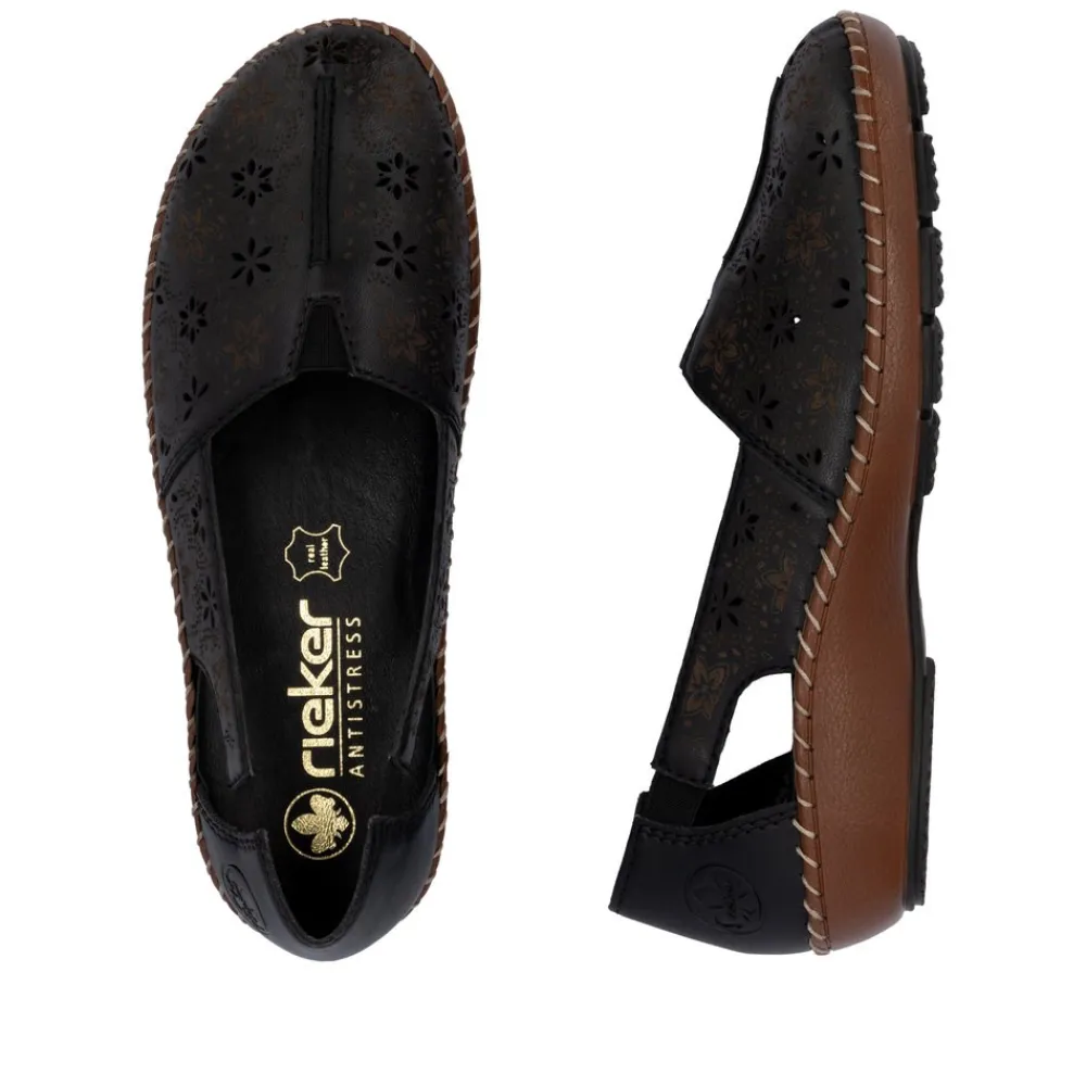 Rieker Ballerinasko, , 36-Dame Ballerinaer