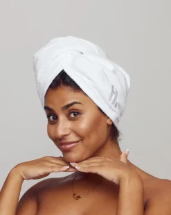 Best Bamboo Hair Towel Wrap, Tilbehør Til Hår