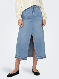 Clearance Bella Denimnederdel, , L Dame Nederdele
