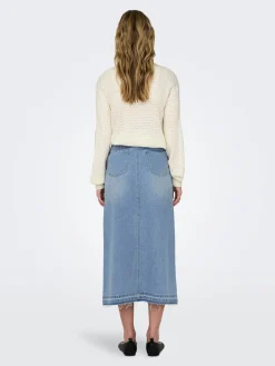 Clearance Bella Denimnederdel, , L Dame Nederdele