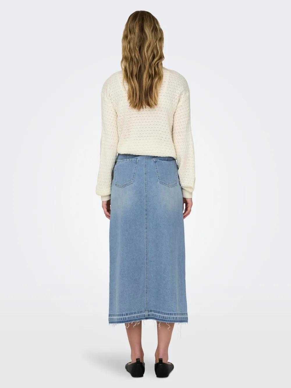 Clearance Bella Denimnederdel, , L Dame Nederdele