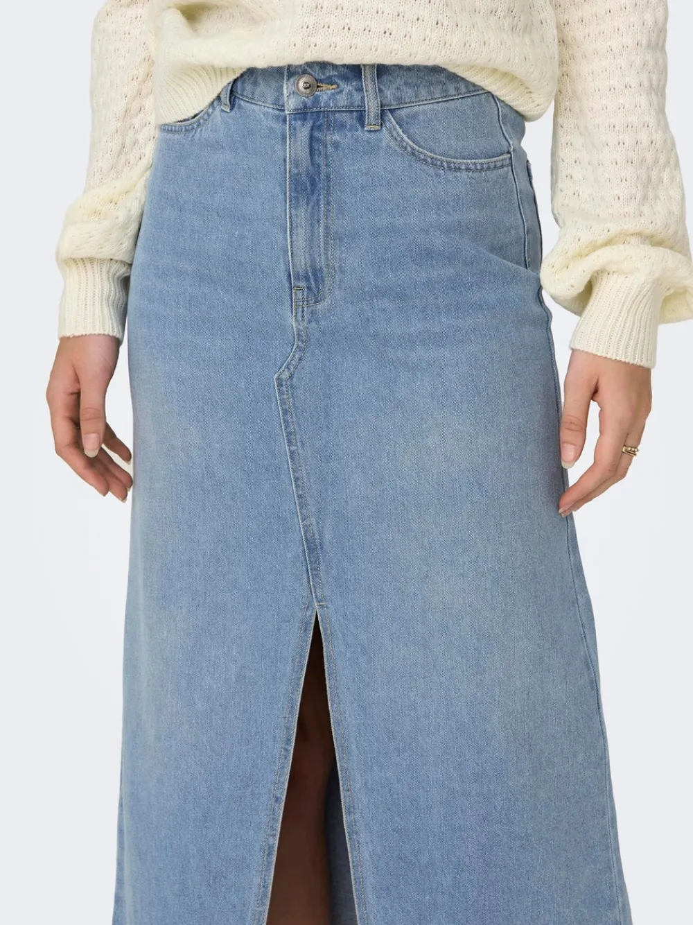 Clearance Bella Denimnederdel, , L Dame Nederdele