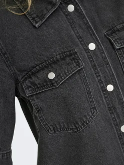 ONLY Belle Denimkjole, , XS-Dame Kjoler