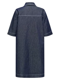 ONLY Belle Stripe Kjole, , XS-Dame Kjoler