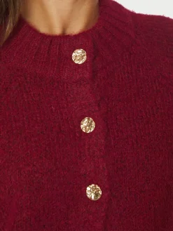 Neo Noir Benuta Fluffy Knit Cardigan, , 40-Dame Strik & Sweatshirts