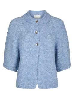 Neo Noir Benuta Fluffy Knit Cardigan, , 38-Dame Strik & Sweatshirts