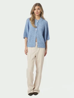 Neo Noir Benuta Fluffy Knit Cardigan, , 38-Dame Strik & Sweatshirts