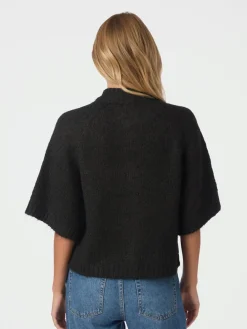 Neo Noir Benuta Fluffy Knit Cardigan, , 38-Dame Strik & Sweatshirts