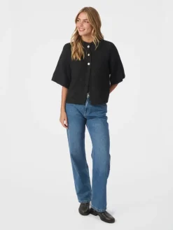 Neo Noir Benuta Fluffy Knit Cardigan, , 38-Dame Strik & Sweatshirts