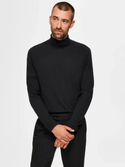 Online Berg Roll Neck Strik, , S Strik
