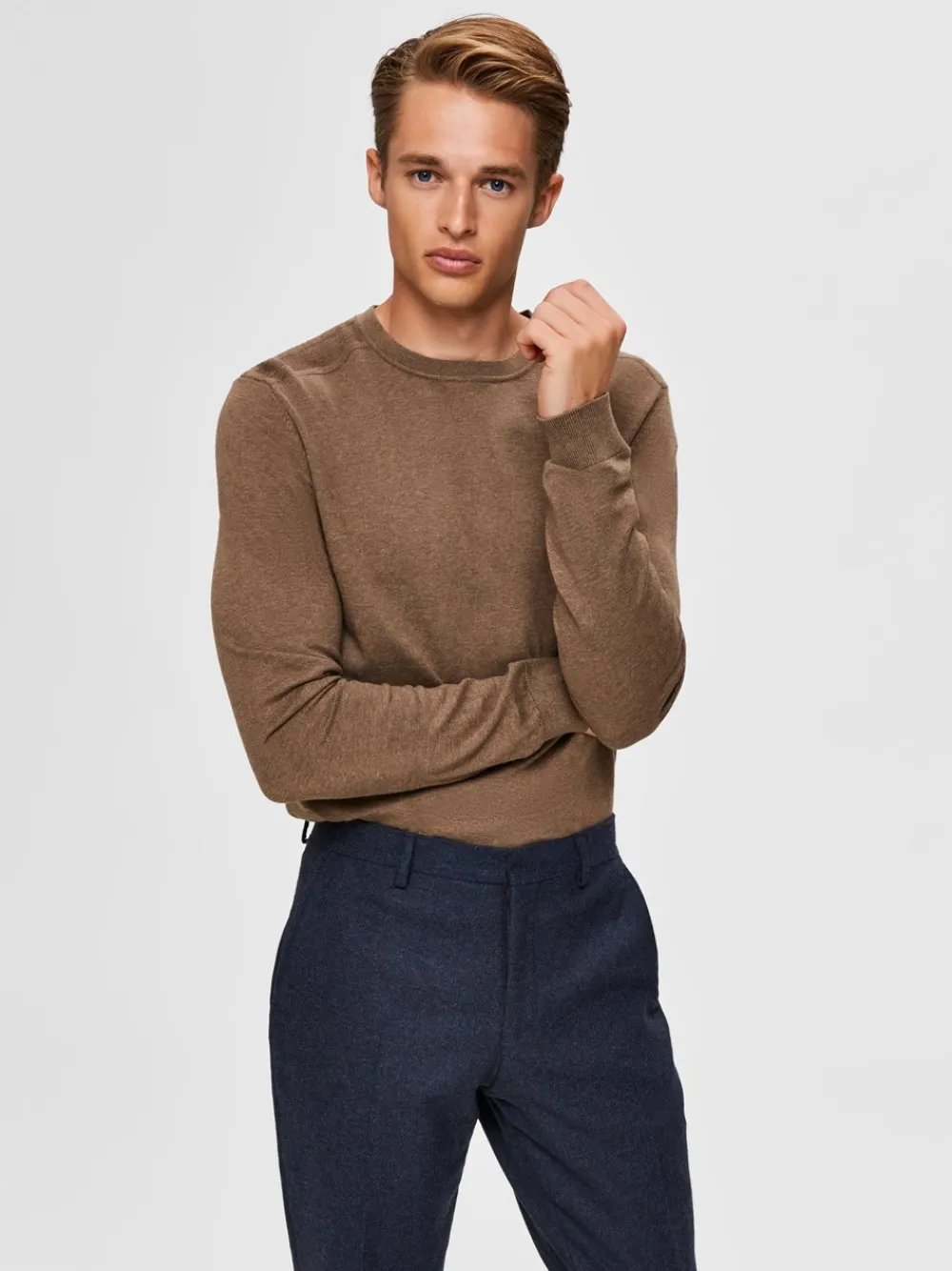 Selected Homme Berg Striktrøje, , M- Strik