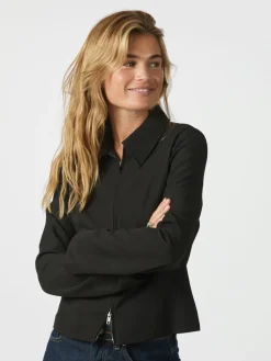 Neo Noir Bertha Structure Bluse, , 40-Dame Bluser & Skjorter