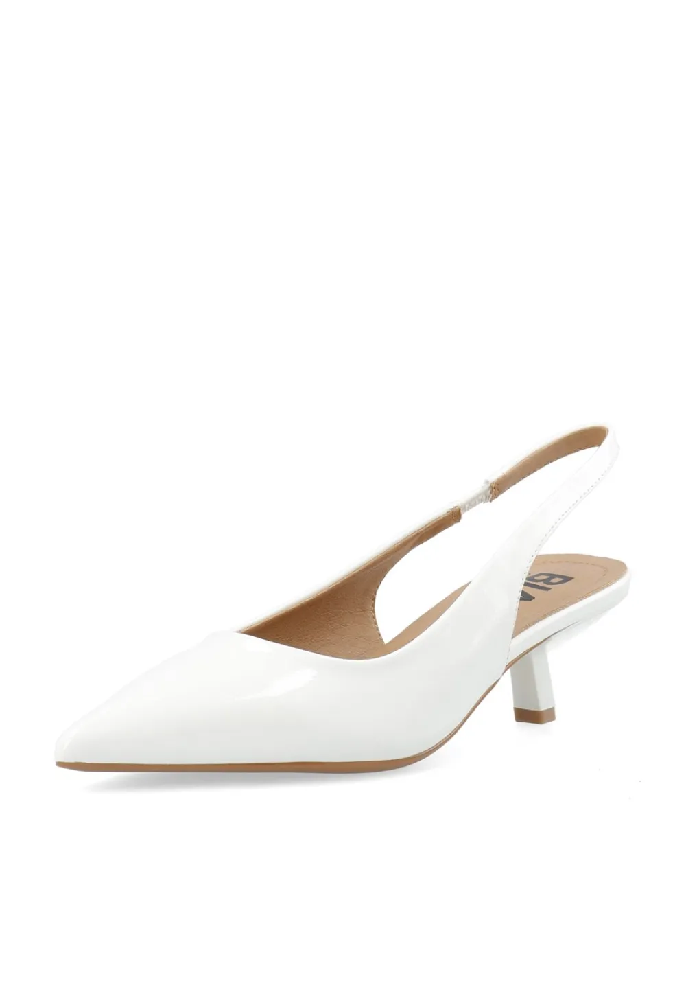 Bianco BIAKirstin Kitten Heel Slingback, , 39-Dame Højhælede Sko