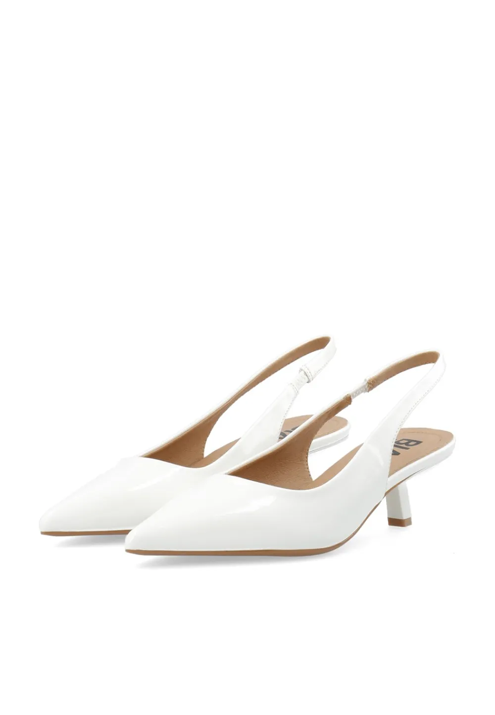 Bianco BIAKirstin Kitten Heel Slingback, , 39-Dame Højhælede Sko