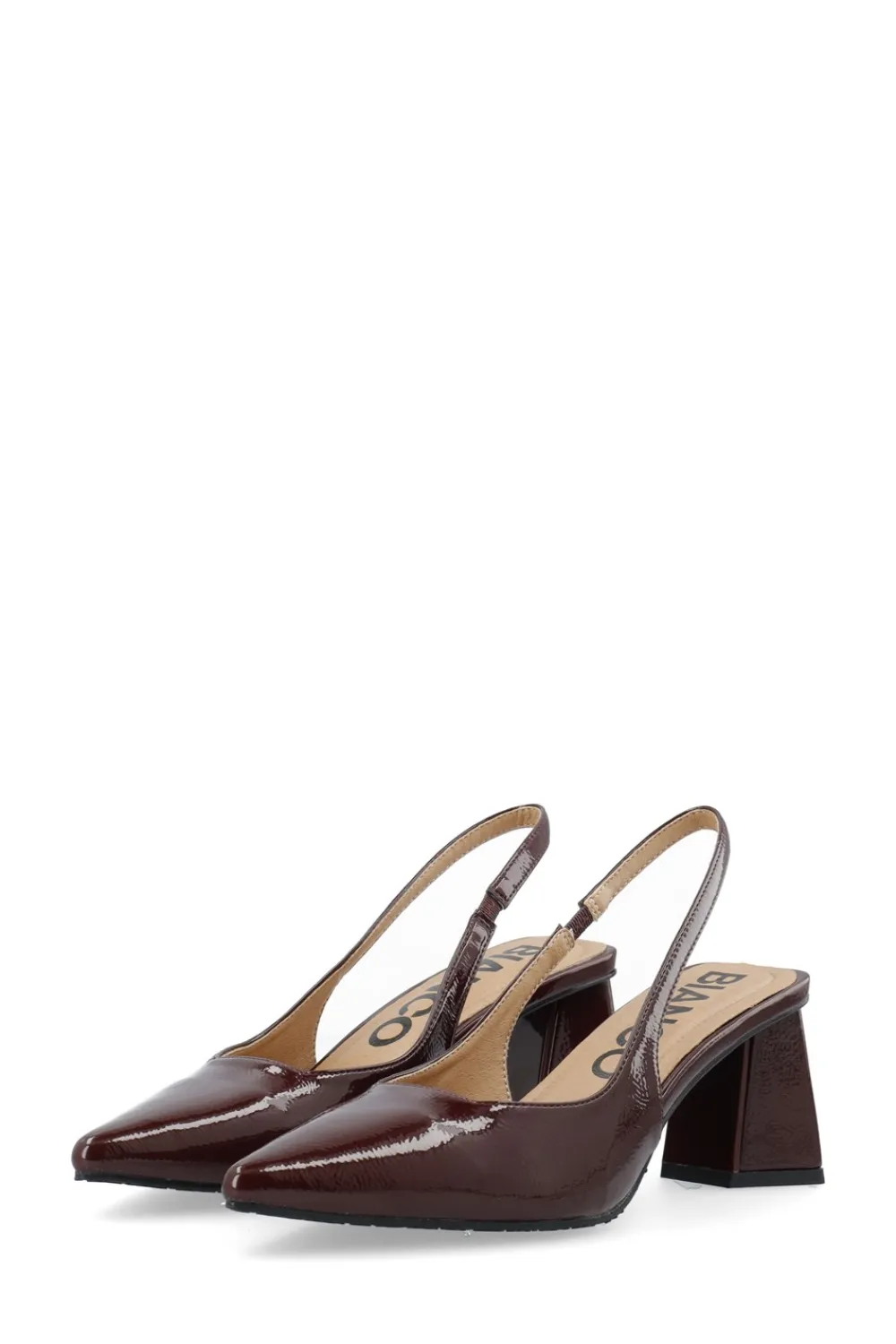 Bianco BIAMaralyn Slingback Højhælede Sko, , 39-Dame Højhælede Sko