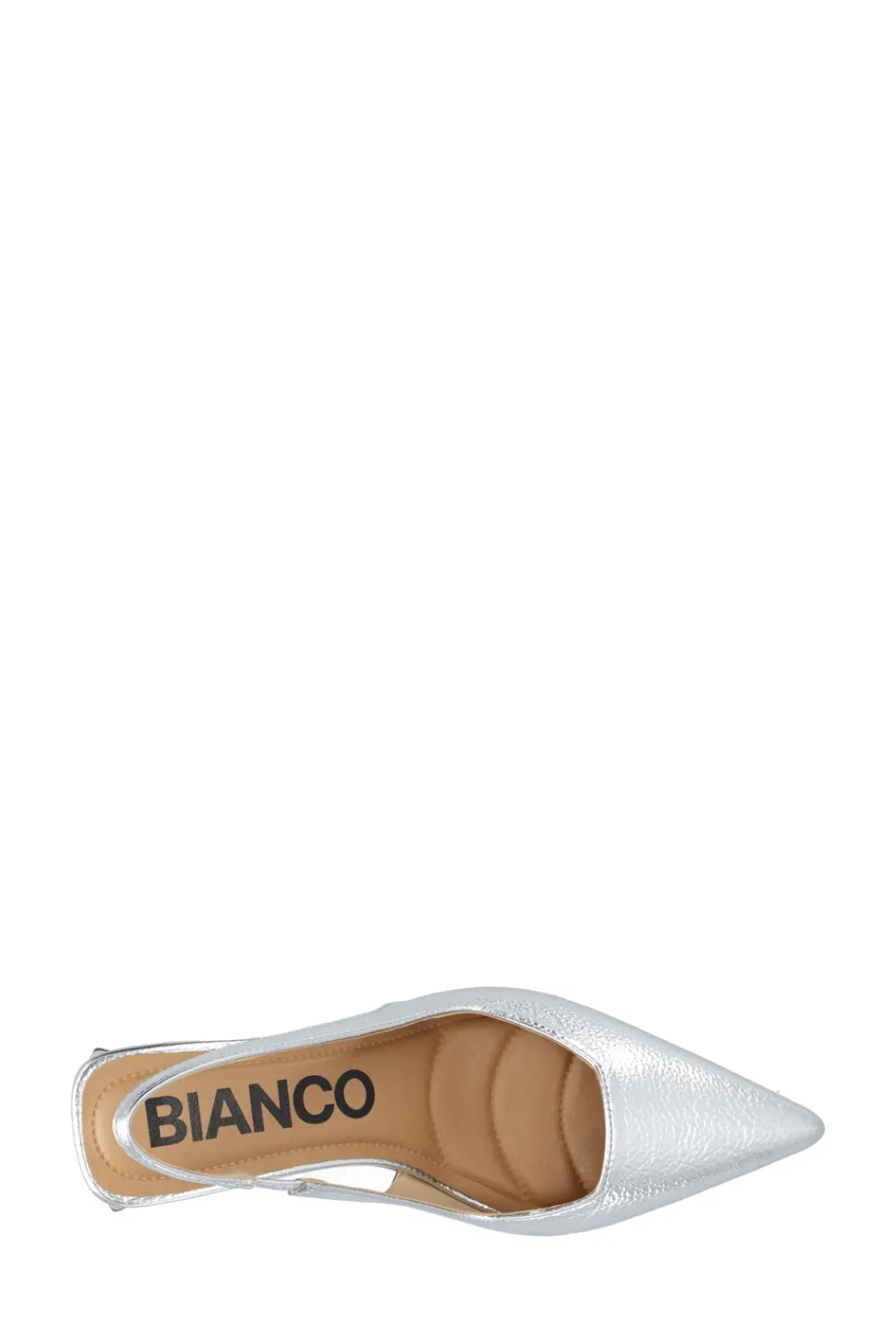 Bianco BIAMaralyn Slingback Metallic Højhælede Sko, , 40-Dame Højhælede Sko