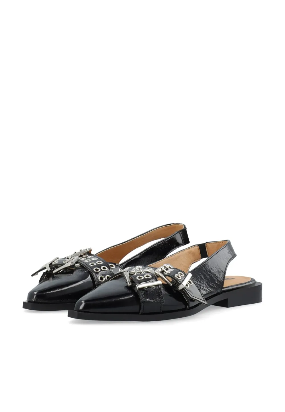 New BIAVictoria Cross Buckle Slingback Ballerinasko, , 41 Dame Ballerinaer