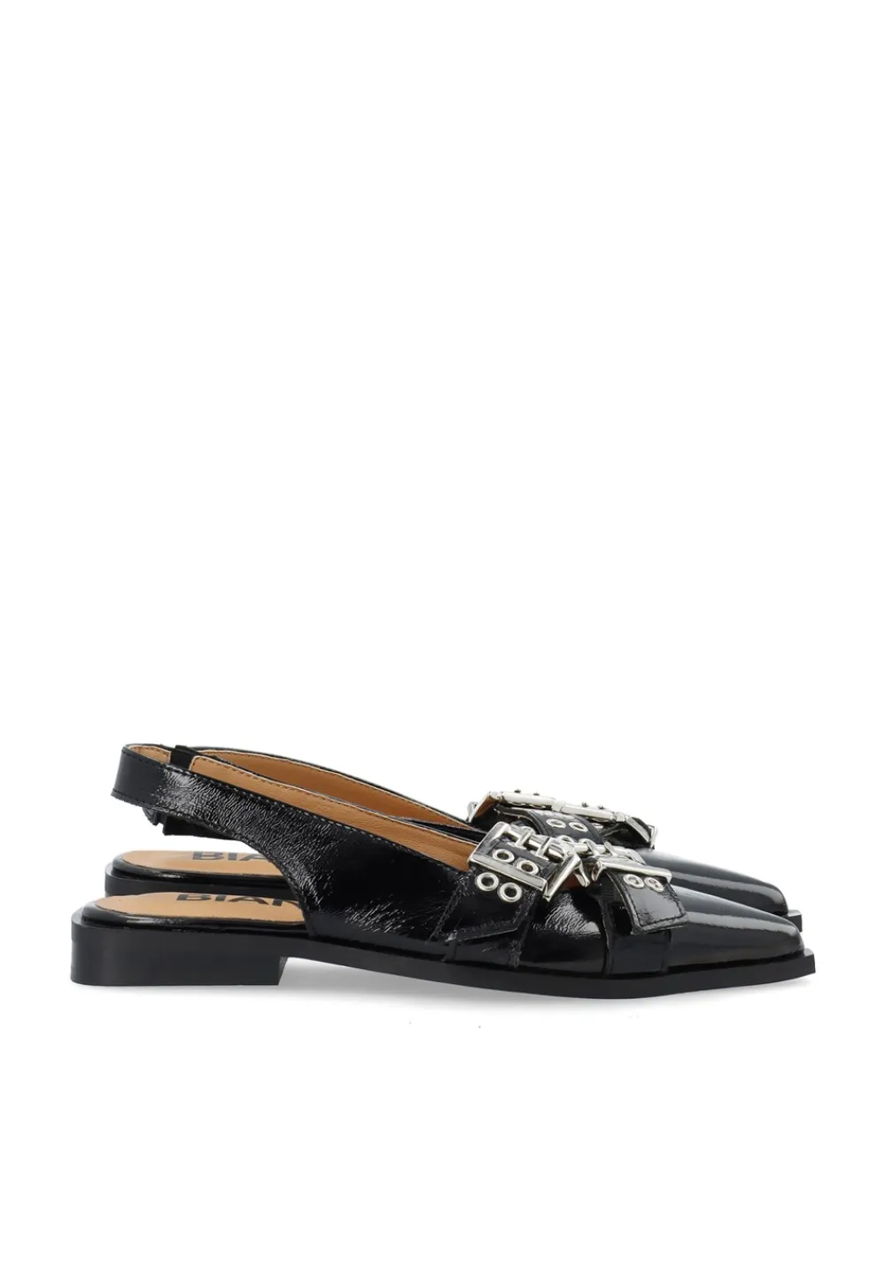 New BIAVictoria Cross Buckle Slingback Ballerinasko, , 41 Dame Ballerinaer
