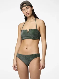 Pieces Bling Bikini Top, , S-Dame Badetøj