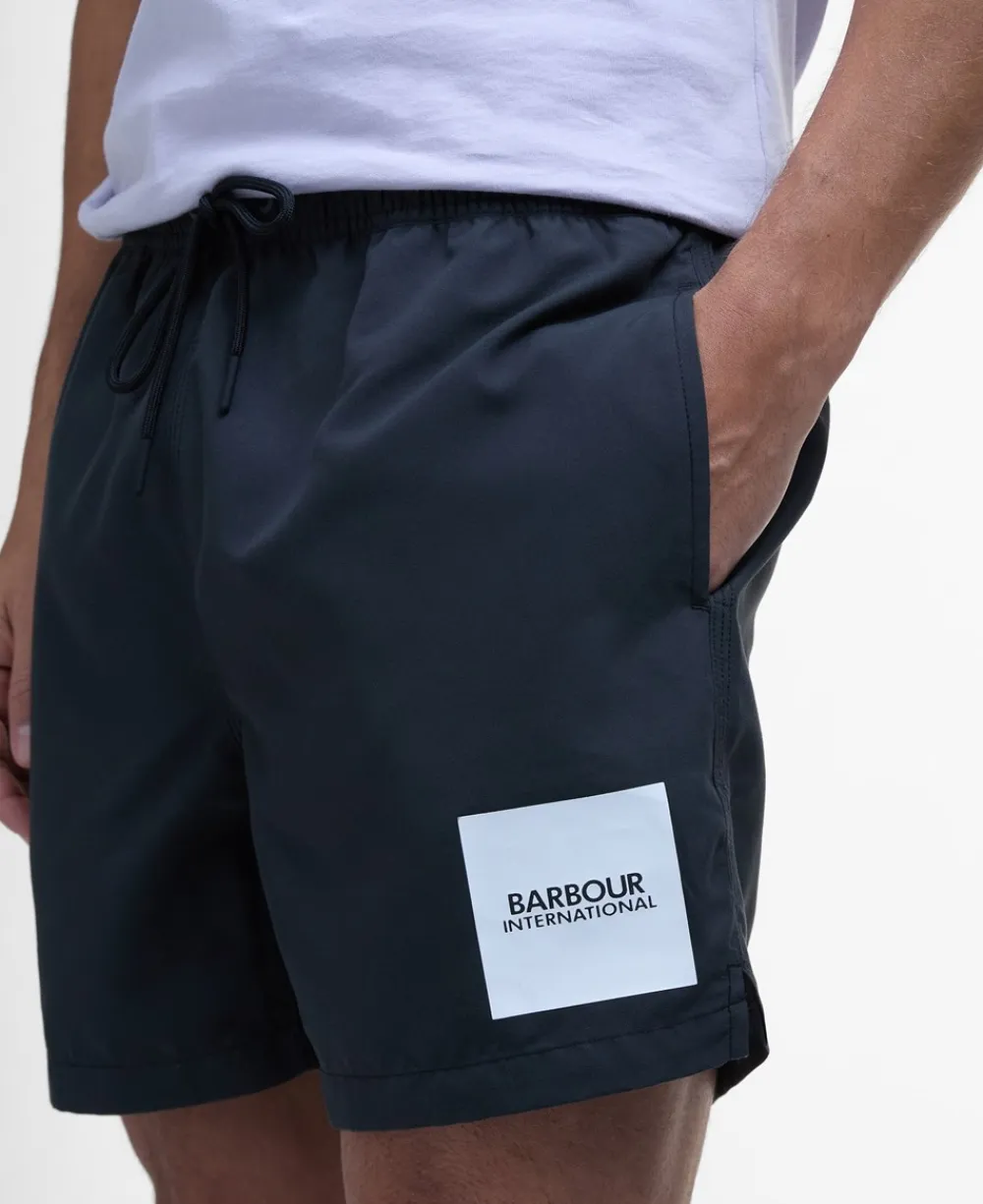 Clearance Block Print Badeshorts, , M Badetøj