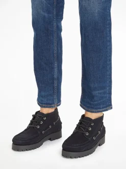 Tommy Hilfiger Boat Boot Classic Suede Sko, , 45- Sko|Sejlersko