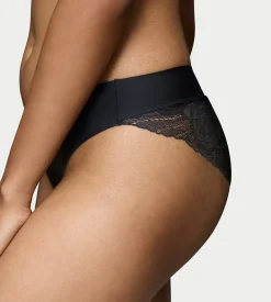 Outlet Body Make-Up Illusion Lace Highleg Tai Trusser, , 40 Dame Lingeri