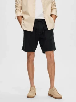 Selected Homme Brody Linen Shorts, , S- Shorts
