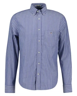 GANT Brushed Twill Stripe Skjorte, , L- Skjorter