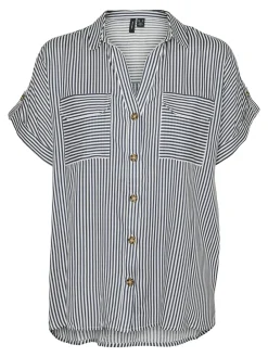 Vero Moda Bumby Skjorte, , L-Dame Bluser & Skjorter